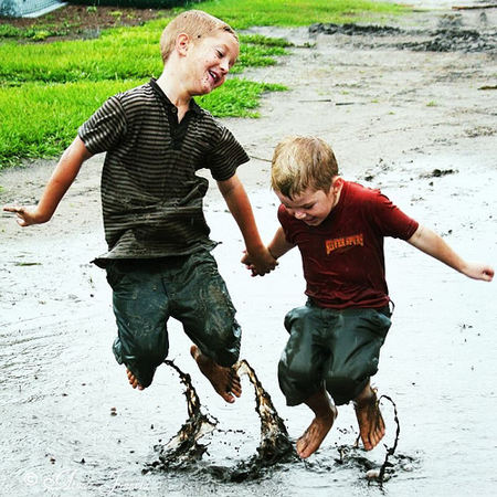 bambini sporchi più sani