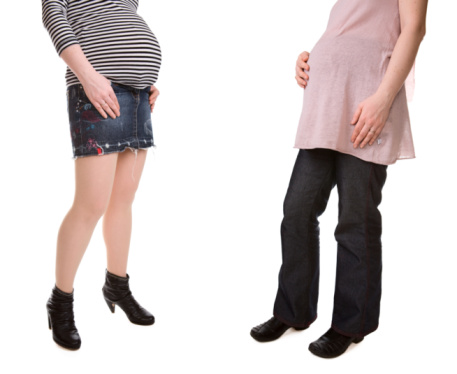 High heels vs flat shoes when pregnant