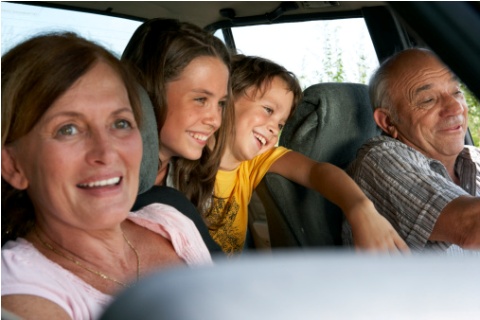 Bambini auto cosa mangiare durante viaggio