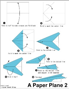 Origami per bambini: l'aeroplano
