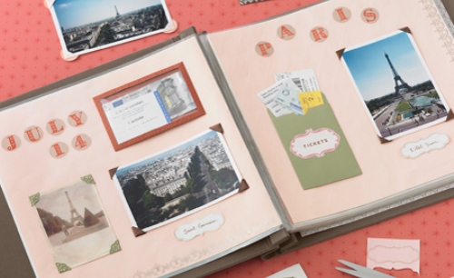 scrapbooking album vacanze