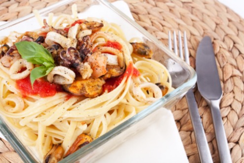 Ricette di Cotto e Mangiato per bambini con il pesce: spaghetti alla Procida