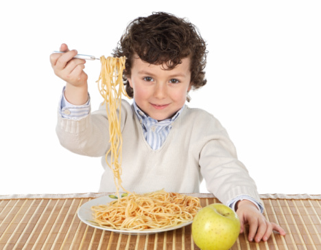 child eating