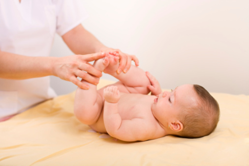 Baby at the doctor