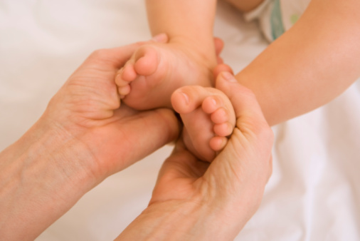 piedi piatti bambino