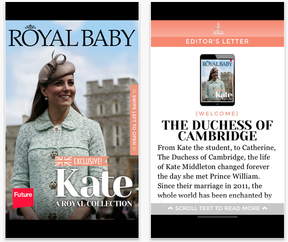 Il parto di Kate Middleton diventa un' App con la storia della famiglia reale