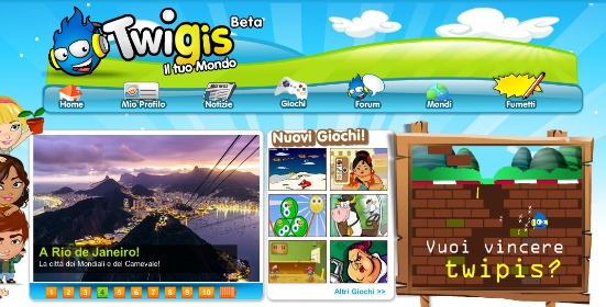Twigis, il primo social network italiano per bambini in collaborazione con Telefono Azzurro