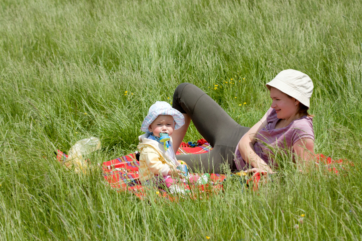 Picnic con neonato come organizzarsi