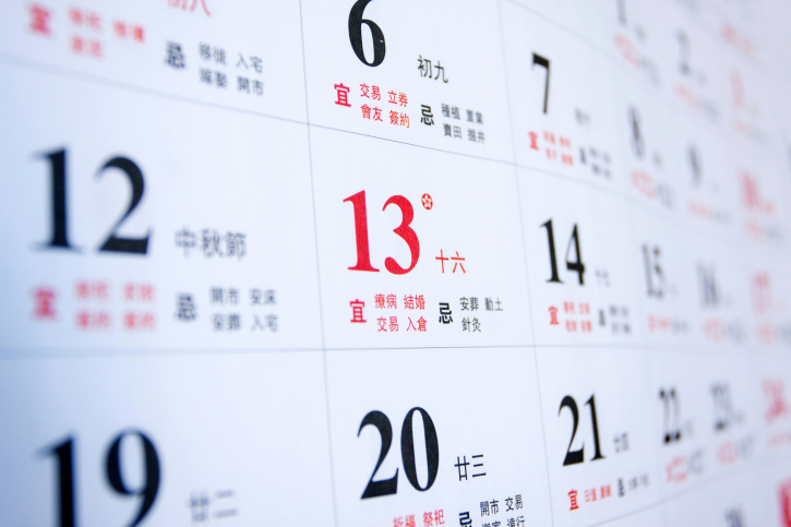 Il calendario cinese per scoprire il sesso del bebè