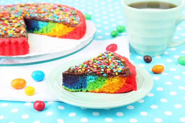 Torta arcobaleno