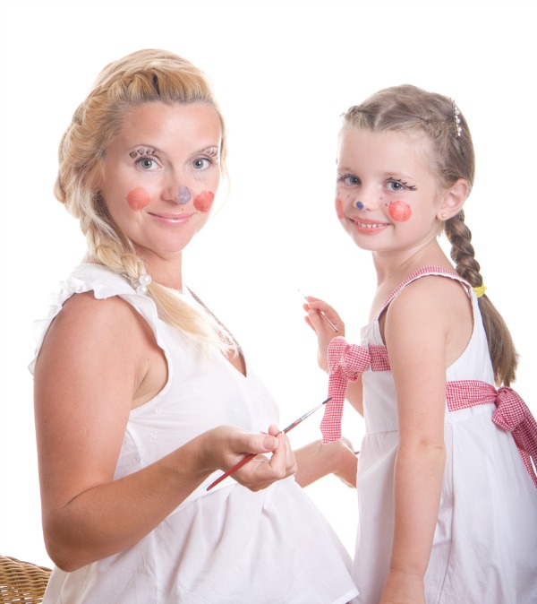 carnevale-trucco, trucco, bambini, o