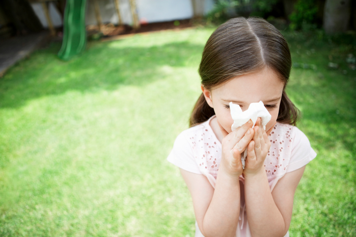 Allergie primaverili bambini