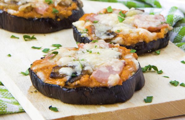 Pizzette melanzane forno bambini