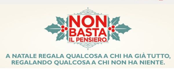 Regali Natale solidali Save The Children Non basta pensiero