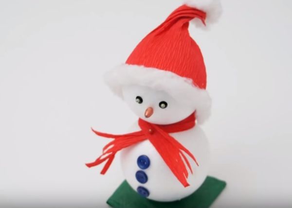 Come realizzare un pupazzo di neve con i bambini (VIDEO)