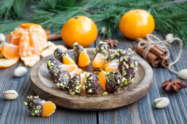 Mandarini ricoperti cioccolato merenda bambini