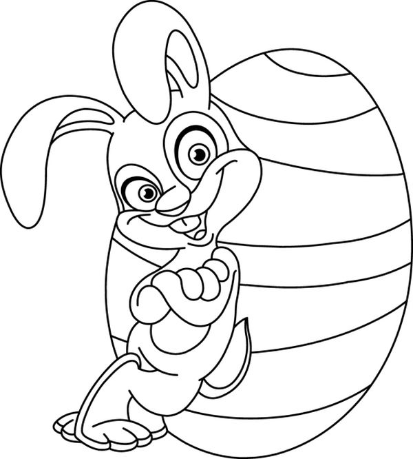 Disegno Coniglietto Uovo Di Pasqua 39596 Tutto Mamma