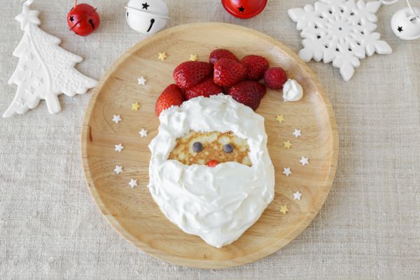 Pancake Babbo Natale per i bambini