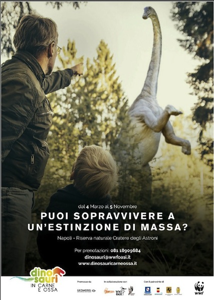 mostra napoli, dinosauri