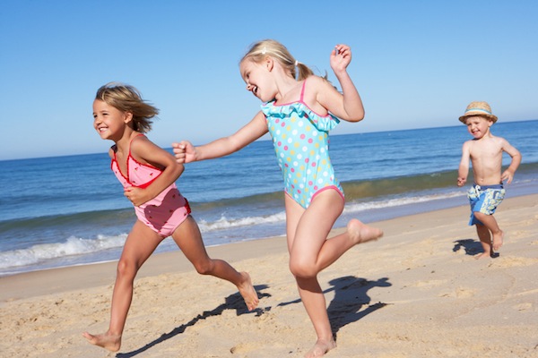 spiaggia, bambini