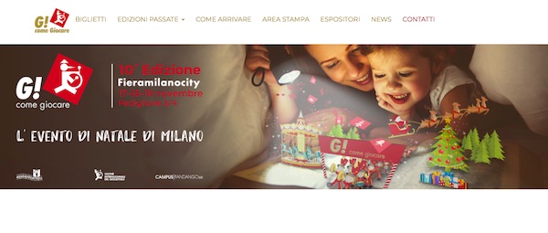G! come giocare, dal 17 al 19 novembre a Milano