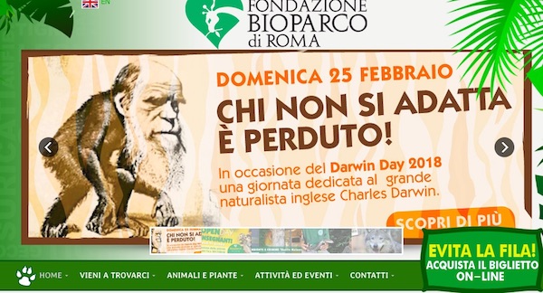 Bioparco di Roma, il programma del Darwin Day 2018