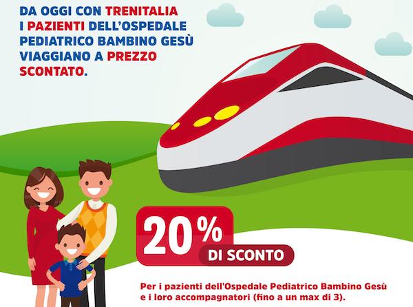 trenitalia, ospedale bambini Gesù