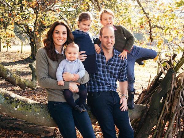 Royal family, Kate e William e la cartolina di Natale con i figli