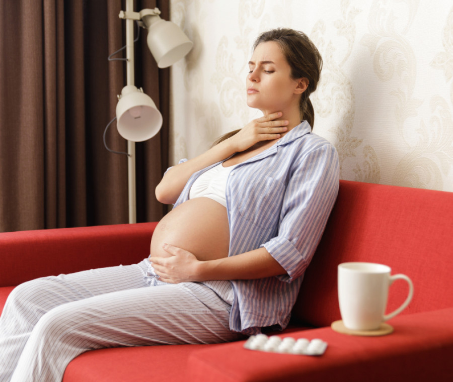 mal di gola gravidanza