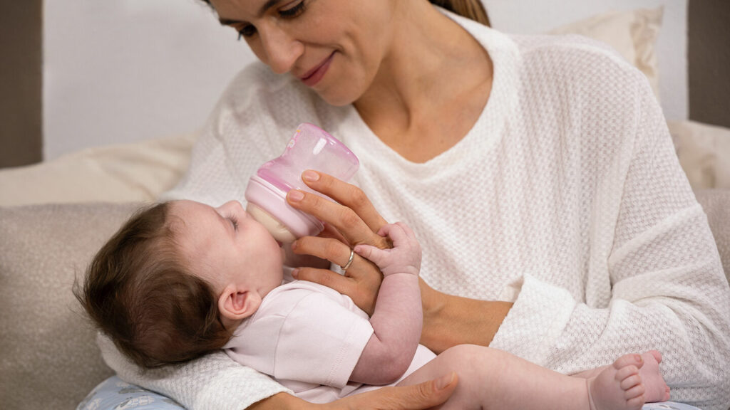 allattamento misto biberon