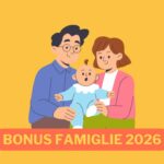 bonus famiglie 2026
