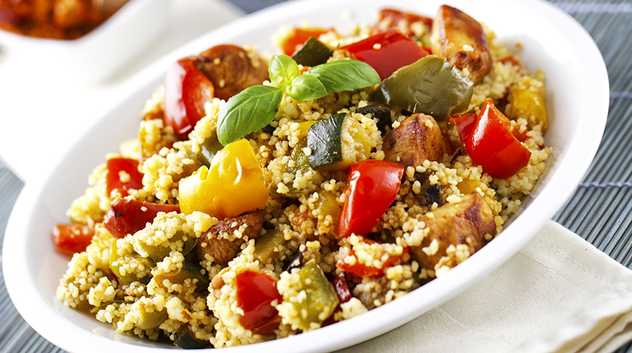 cous cous pollo e verdure